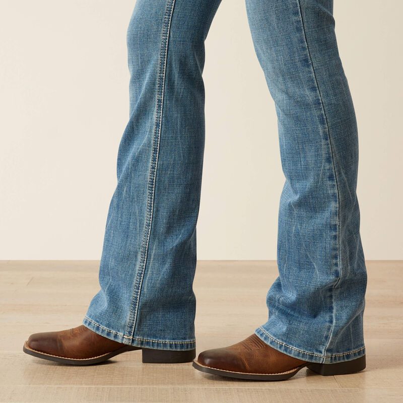ARIAT WOMEN'S PERFECT RISE NAZ BOOT CUT JEANS - CRETE