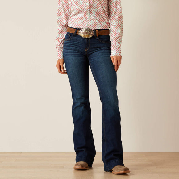 ARIAT WOMEN'S PERFECT RISE JULIANNA TROUSER JEANS - PENNSYLVANIA