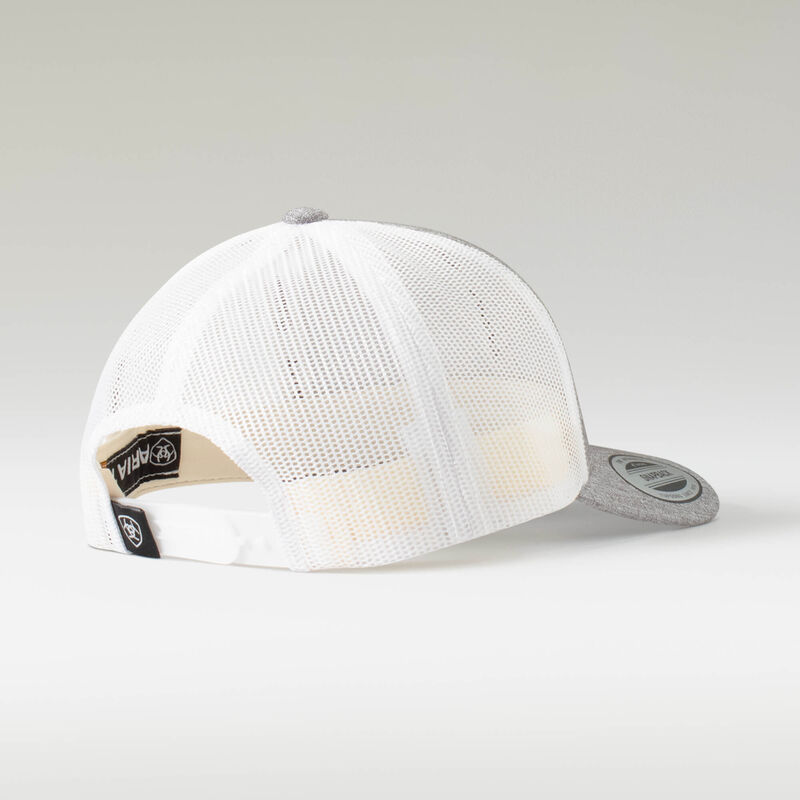 ARIAT YOUTH SEMI CURVED BILL ARIAT LOGO GREY CAP