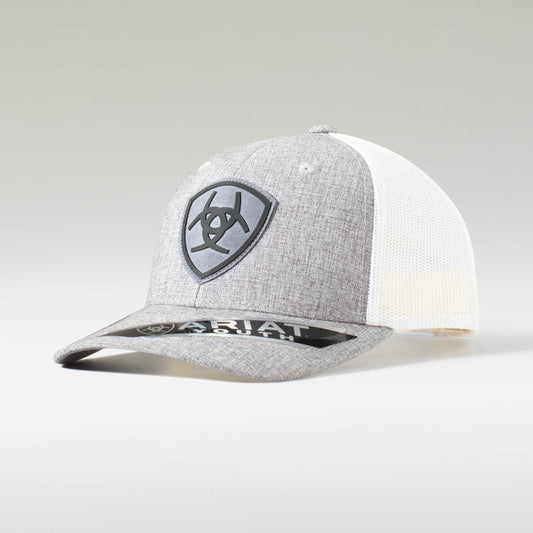 ARIAT YOUTH SEMI CURVED BILL ARIAT LOGO GREY CAP