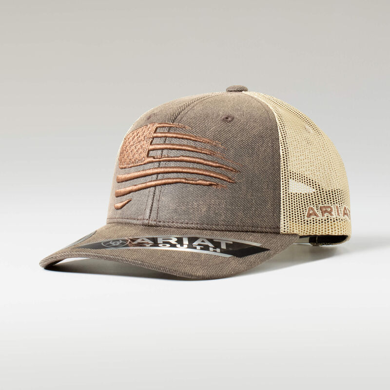ARIAT YOUTH BOYS FLAG CAP