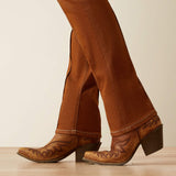 ARIAT WOMEN'S ULTRA HIGH RISE RELAXED STRAIGHT - PECAN BROWN