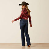 ARIAT WOMEN'S HIGH RISE FRAZEY SLIM TROUSER JEANS - FLORIDA