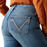 ARIAT WOMEN'S PERFECT RISE ISABELLE WIDE TROUSER JEAN - ALBUQUERQUE