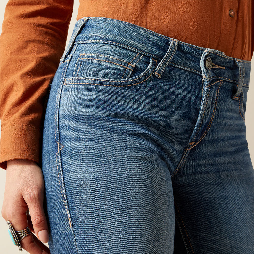 ARIAT WOMEN'S PERFECT RISE ISABELLE WIDE TROUSER JEAN - ALBUQUERQUE