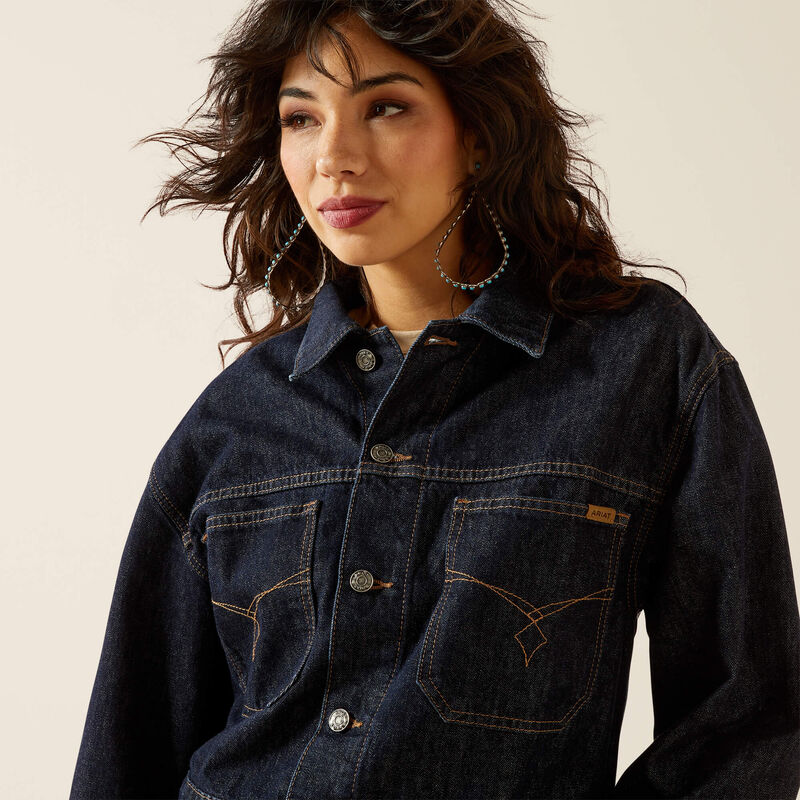 ARIAT WOMEN'S WESTERN UTILITY JACKET - RINSE
