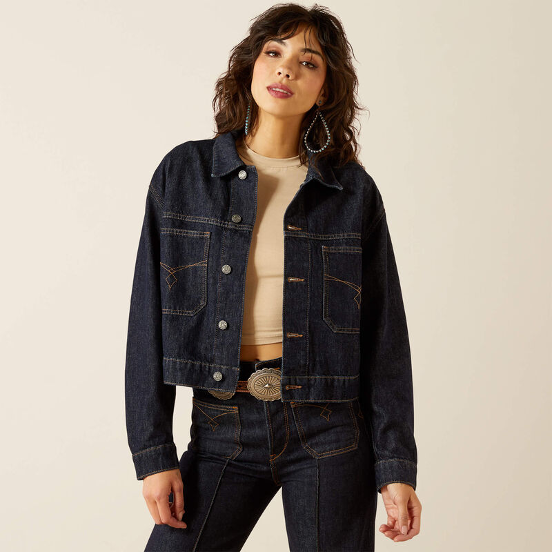 ARIAT WOMEN'S WESTERN UTILITY JACKET - RINSE