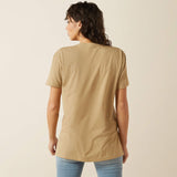 ARIAT WOMEN'S KICKIN UP DUST TSHIRT - SAND