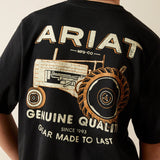 ARIAT BOYS GRAMPS TRACTOR TSHIRT - BLACK