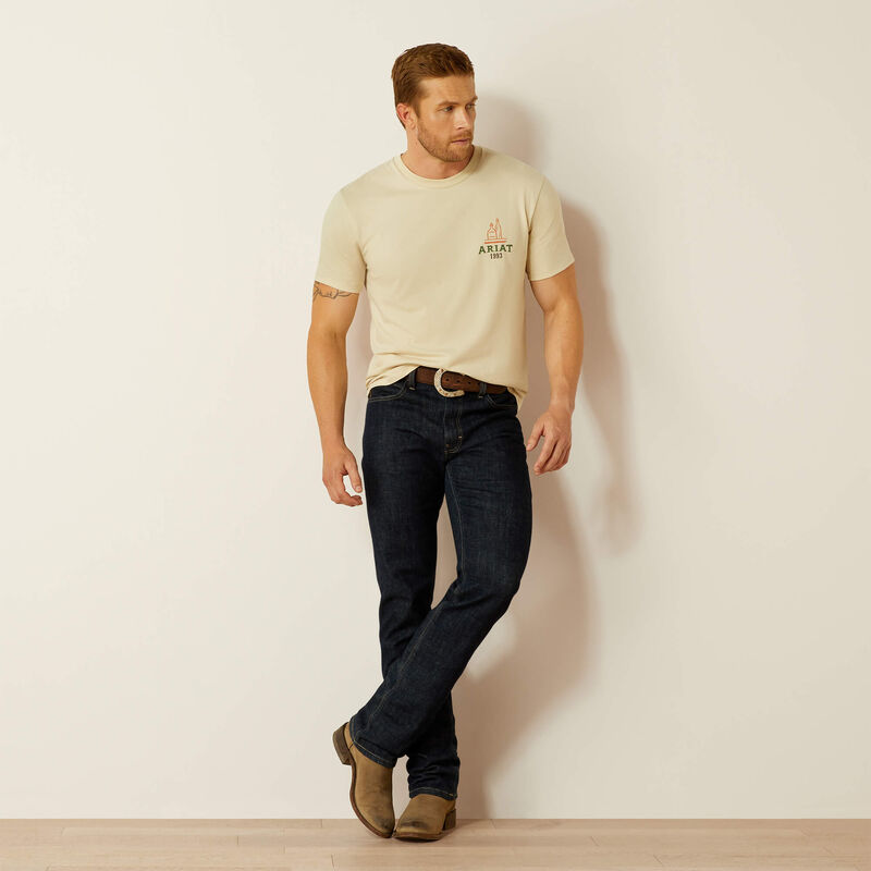 ARIAT MENS MEZCAL MEZCLILLA TSHIRT - NATURAL