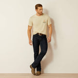 ARIAT MENS MEZCAL MEZCLILLA TSHIRT - NATURAL