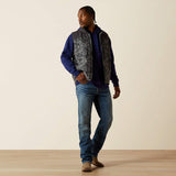 ARIAT MENS PIONEER STRETCHSHELL VEST - CHARCOAL|GREY SOUTHWEST