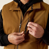 ARIAT MENS FIELD INSULATED VEST - KHAKI