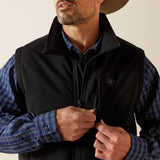 ARIAT MENS FIELD INSULATED VEST - BLACK