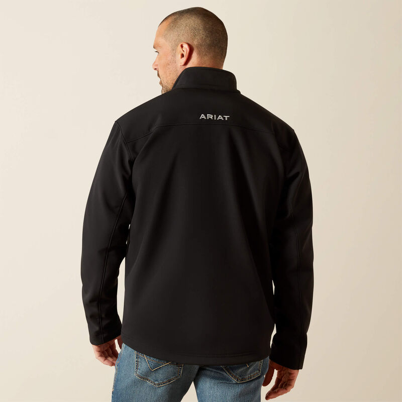 ARIAT MEN VERNON SOFTSHELL JACKET - BLACK