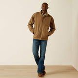 ARIAT MENS VERNON SOFTSHELL JACKET - KHAKI SOUTHWEST