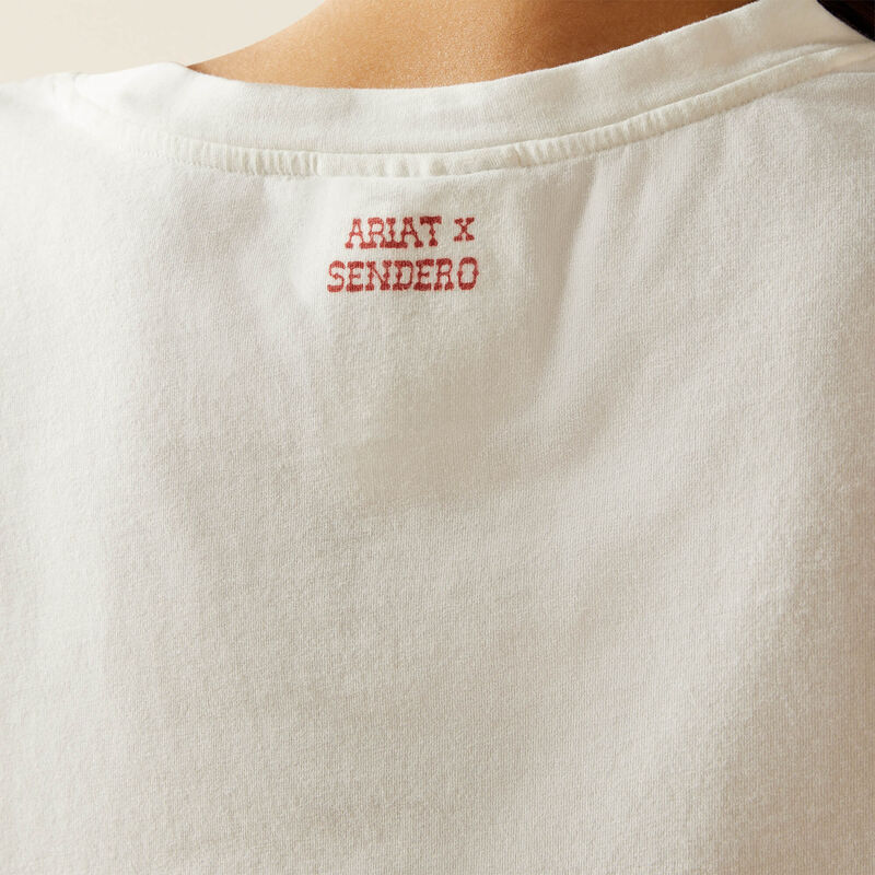 ARIAT WOMEN'S SENDERO YEE HAW SHORT SLEEVE TSHIRT - WHITE