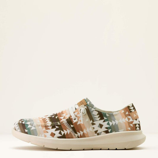 ARIAT WOMEN'S HILO SHOES - NATURAL SOUTHWEST PRINT