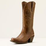 ARIAT WOMEN'S MADISON SQUARE TOE WHEAT BROWN WESTERN BOOTS