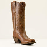 ARIAT WOMEN'S MADISON SQUARE TOE WHEAT BROWN WESTERN BOOTS
