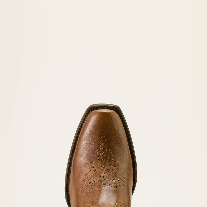 ARIAT WOMEN'S MADISON SQUARE TOE WHEAT BROWN WESTERN BOOTS