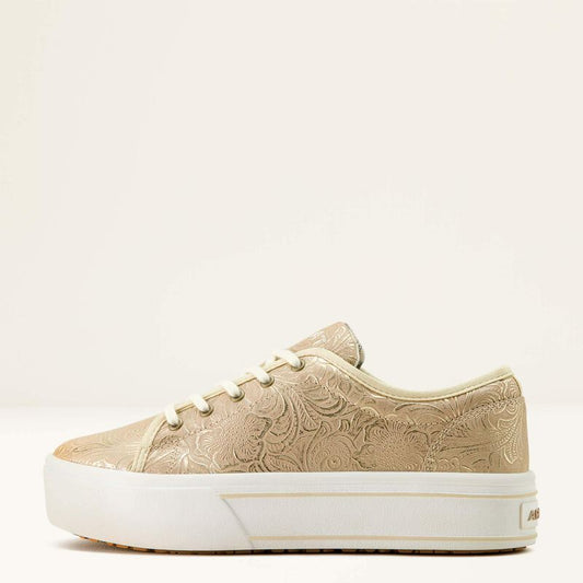 ARIAT WOMEN'S SKYLAR SHOE - PEARL FLORAL EMBOSS
