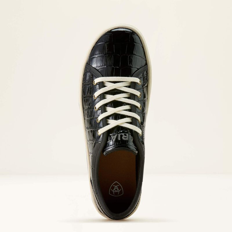 ARIAT WOMEN'S SKYLAR SHOES LUXE CAVIAR CROC PRINT