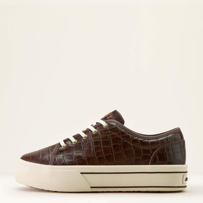 ARIAT WOMEN'S SKYLAR SHOE - LUXE ESPRESSO CROC PRINT