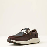 ARIAT WOMENS BUCKEYE WATERPROFF SHOE - CHOCOLATE|CAIMAN EMBOSS PRINT