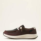 ARIAT WOMENS BUCKEYE WATERPROFF SHOE - CHOCOLATE|CAIMAN EMBOSS PRINT