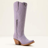 ARIAT WOMENS CASANOVA X TOE WESTERN BOOT -  MISTY LAVENDER SUEDE