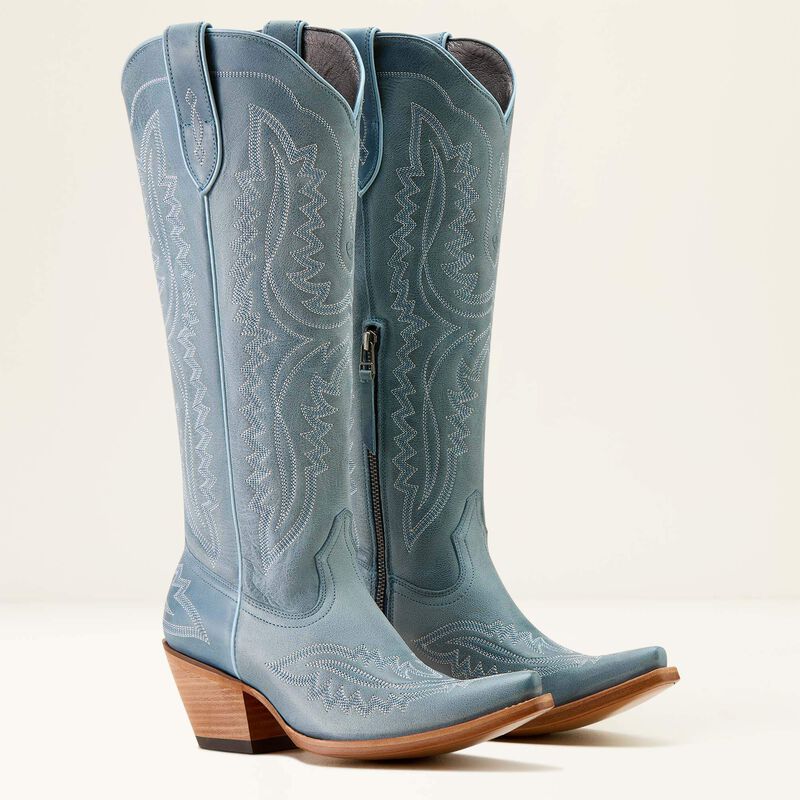ARIAT WOMENS CASANOVA X TOE WESTERN BOOT - VINTAGE DENIM