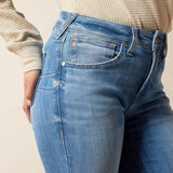 ARIAT WOMEN'S HIGH RISE CAMELLIA BOOT CUT JEAN - GLENDALE