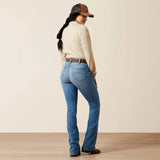 ARIAT WOMEN'S HIGH RISE CAMELLIA BOOT CUT JEAN - GLENDALE
