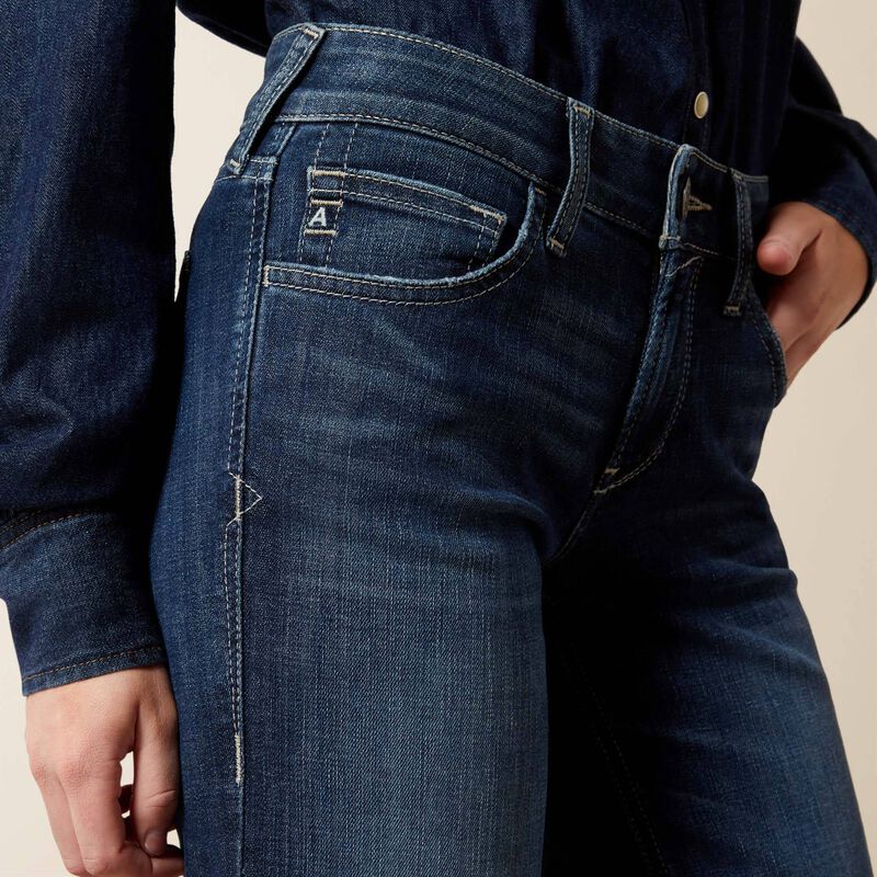ARIAT WOMEN'S PERFECT RISE CATALAYA TROUSER JEANS - PLUMAS