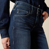 ARIAT WOMEN'S PERFECT RISE CATALAYA TROUSER JEANS - PLUMAS