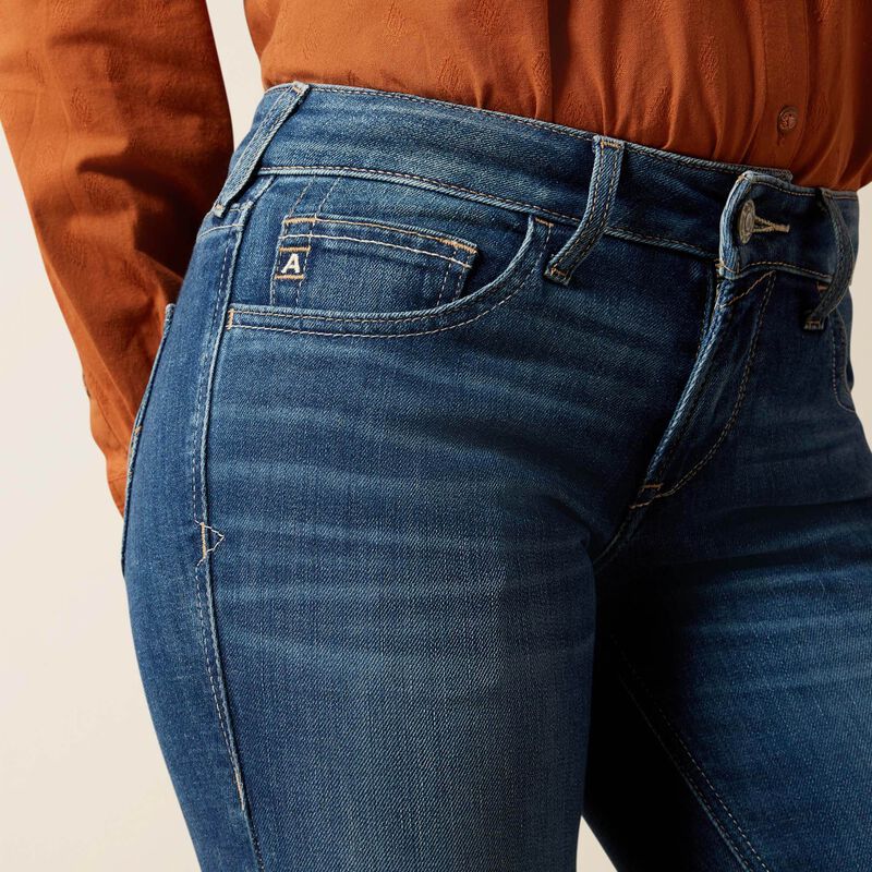 ARIAT WOMEN'S PERFECT RISE LESLIE SLIM TROUSER JEAN - VERMONT