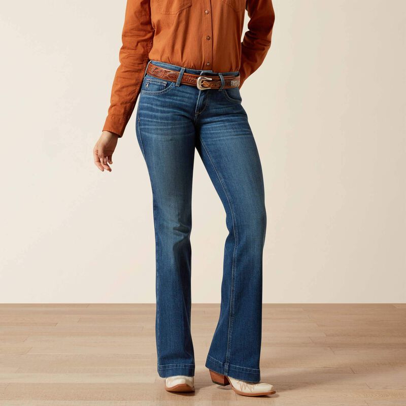 ARIAT WOMEN'S PERFECT RISE LESLIE SLIM TROUSER JEAN - VERMONT