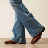 ARIAT WOMEN'S MID RISE GIOVANA LEG SLIM TROUSER JEANS - PETALUMA