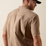 ARIAT MENS VENTTEK OUTBOUND CLASSIC FIT SHIRT - TAUPE GREY