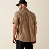 ARIAT MENS VENTTEK OUTBOUND CLASSIC FIT SHIRT - TAUPE GREY