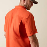ARIAT MENS VENTTEK OUTBOUND CLASSIC FIT SHIRT - PAPRIKA RED