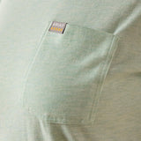 ARIAT WOMEN'S REBAR COTTON STRONG SPACE DYED SHORT SLEEVE TOP - CLEARLY AQUA