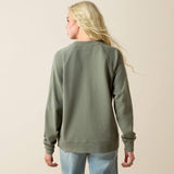 ARIAT WOMEN'S VICTORIA SWEATSHIRT - SEA SPRAY