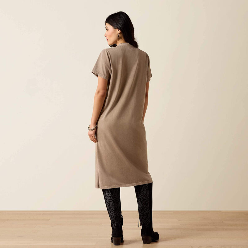 ARIAT WOMEN'S BANDITO TAUPE MINERAL WASH DRESS