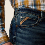 ARIAT MENS M2 RELAXED STRETCH RYDER BOOT CUT JEAN - LENNOX