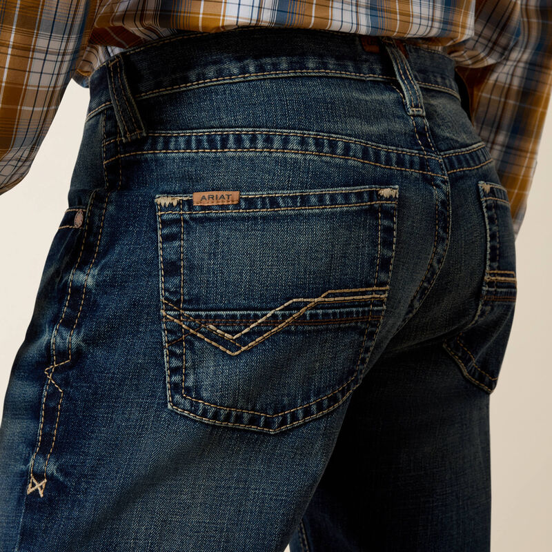 ARIAT MENS M2 RELAXED STRETCH RYDER BOOT CUT JEAN - LENNOX