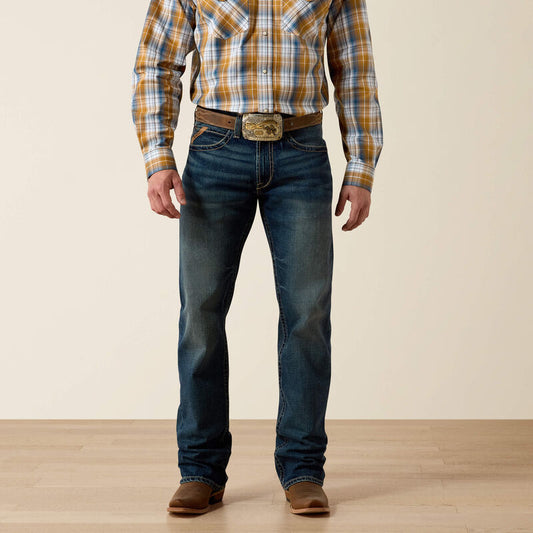 ARIAT MENS M2 RELAXED STRETCH RYDER BOOT CUT JEAN - LENNOX