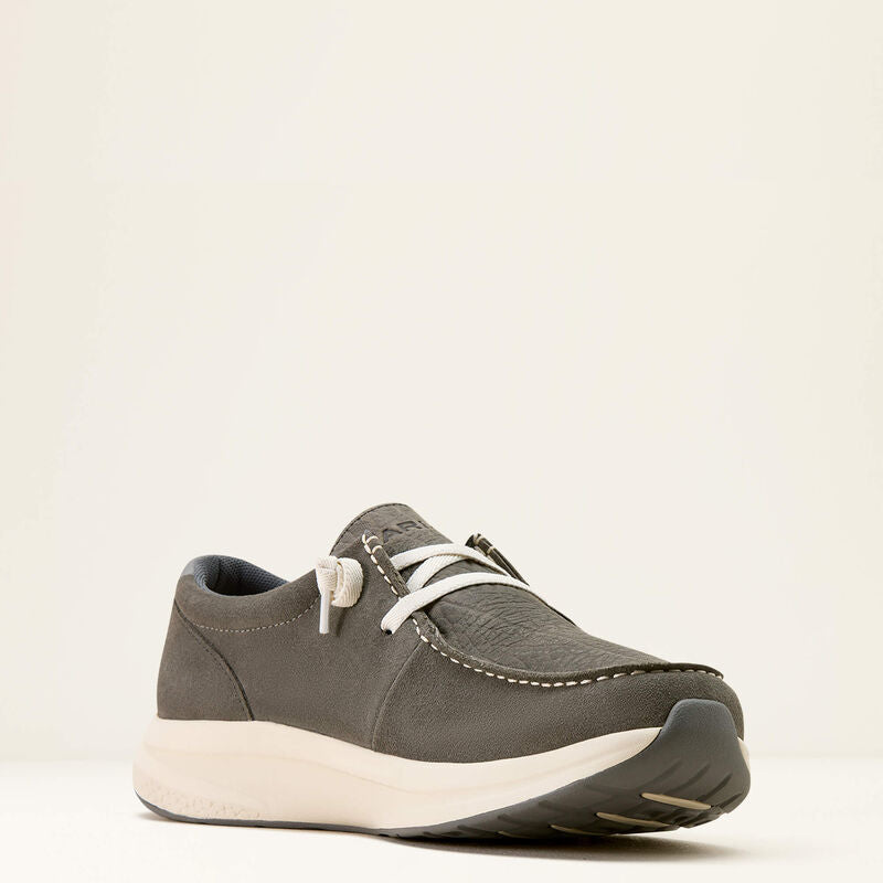 ARIAT MENS BUCKEYE WATERPROOF SHOE - JAVA|CHARCOAL ELEPHANT PRINT