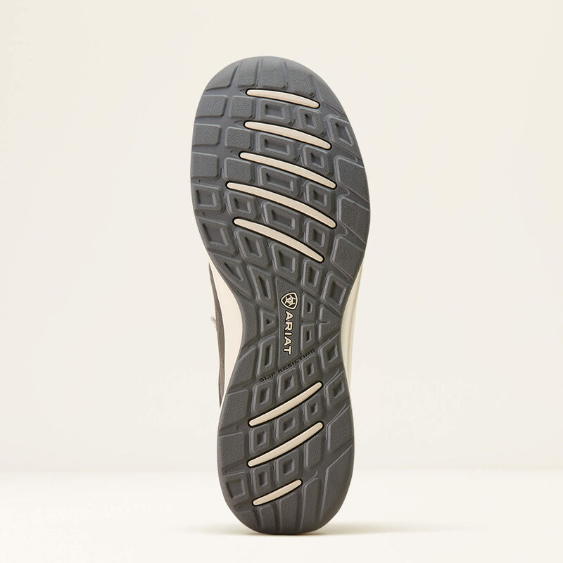 ARIAT MENS BUCKEYE WATERPROOF SHOE - JAVA|CHARCOAL ELEPHANT PRINT